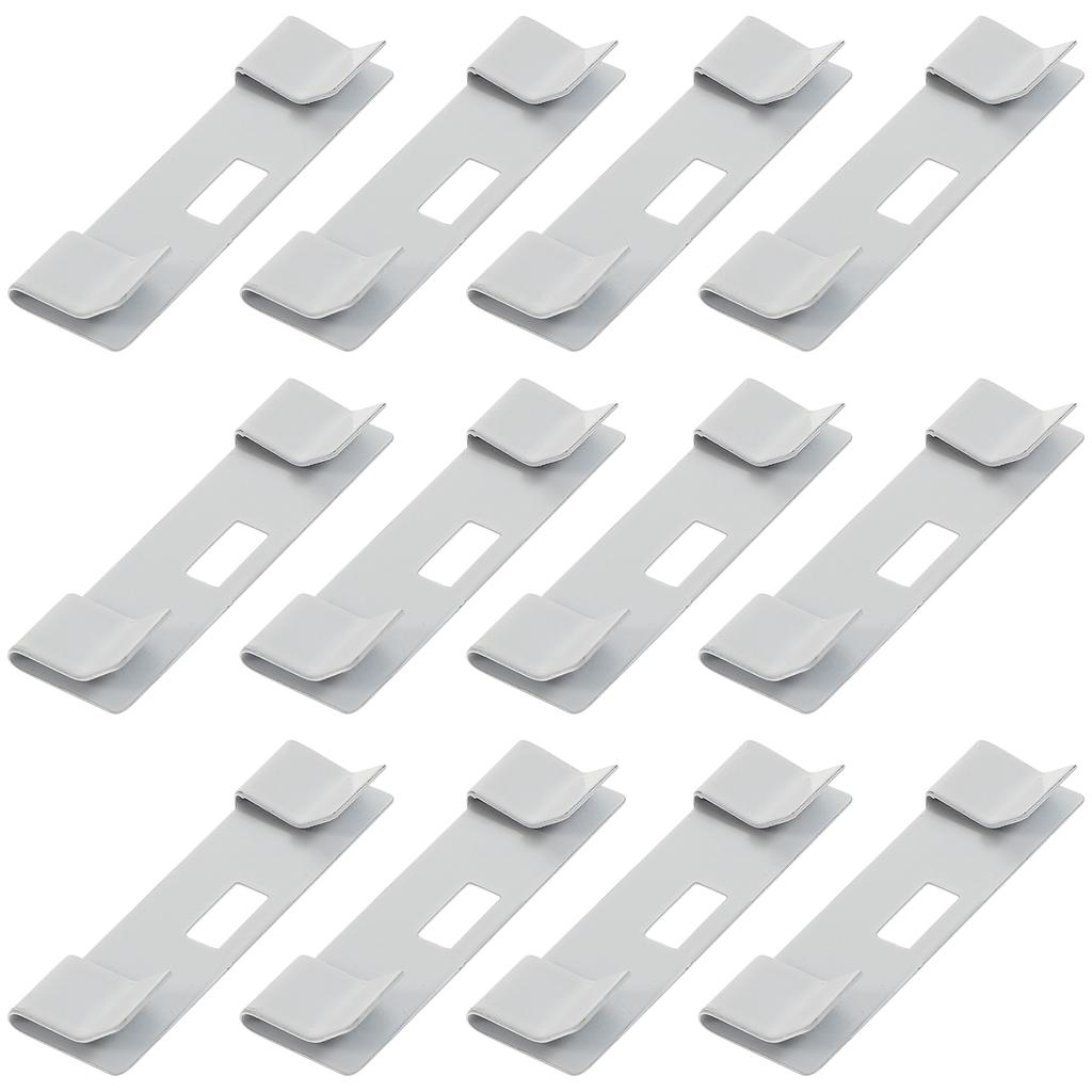 Reparasjonsklaffer for lamellgardiner Metallklemme for persienner Fikser Hvit Se persienner