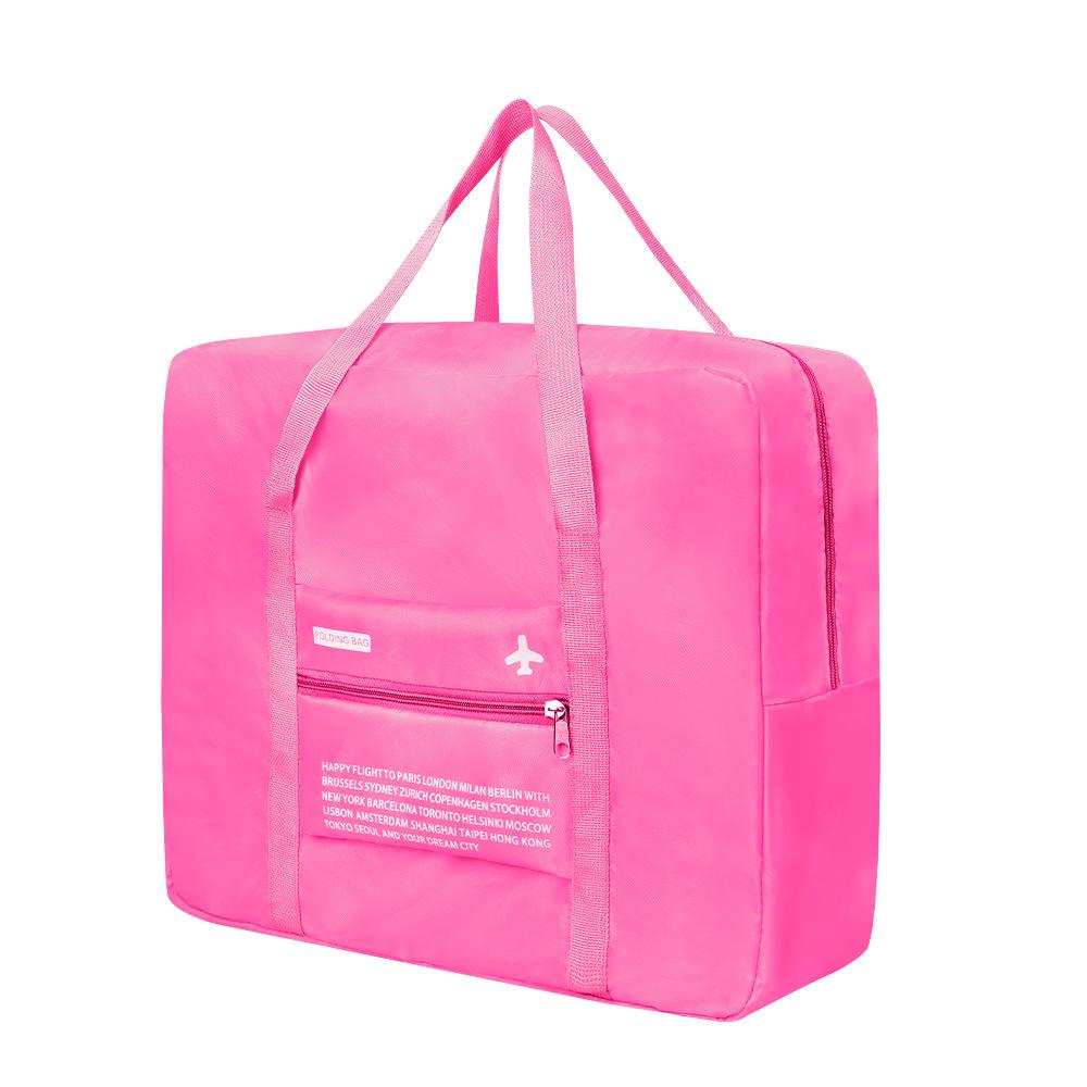 Foldable Large Capacity Travel Tote and Shoulder Bag - Luggage Storage and Suitcase Hanging Bag.