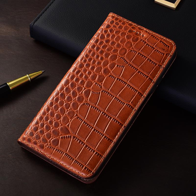 Crocodile Genuine Leather Flip Case for Meizu Note 15 16 16S 16T 16TH 16XS 17 18 18S 18X 20 21 Lite Pro Phone Wallet Cover Cases