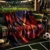 Dragon's Fiery Warcraft game Throws Blanket Flannel Blankets Plush for Couch Bed Gifts for Men Women Travel picnic blanket Christmas fan gifts