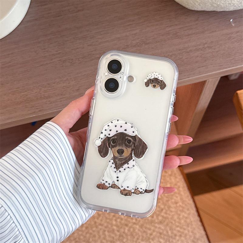 Dachshund Design iPhone 17/16 Pro Max/15 Pro Case - Premium Feel iPhone 16