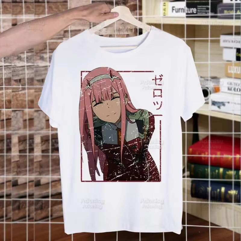 ZERO TWO Unisexga AUnisexe Waifu TShirt Unisex 4