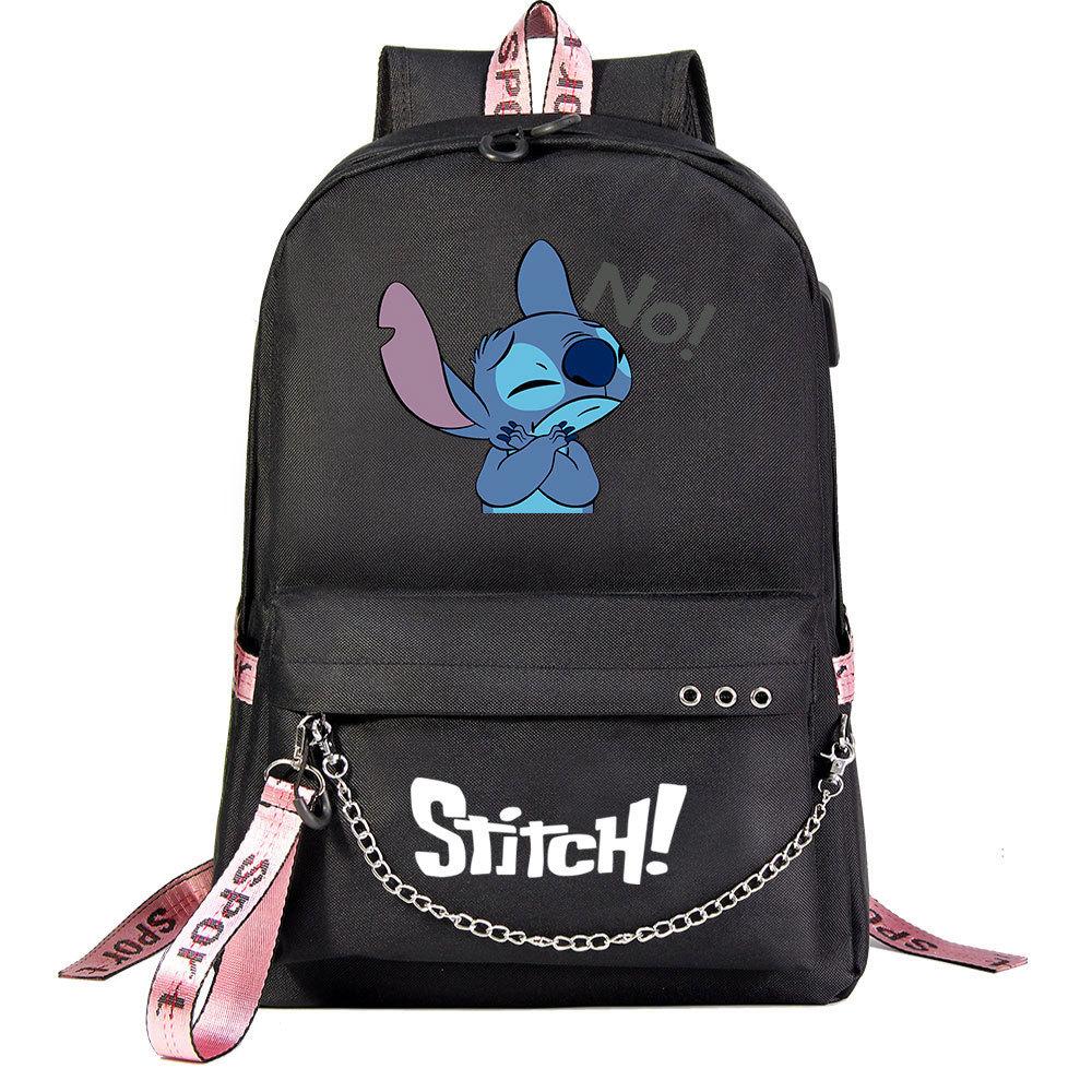Anime Backpack Usb Teen Student School Bag Men'S And Women'S Leisure Travel Backpack