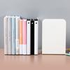 2pcs Ins Simple Metal Book Stand Desktop Non-slip Bookend Student Book Organizer Bookends Large Thickened Books Storage Rack