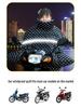 Bent Beam Motorcycle Windshield Fleece-Lined Waterproof Knee Pads - Warm, Thickened, Cold-Proof, Four Seasons Use.