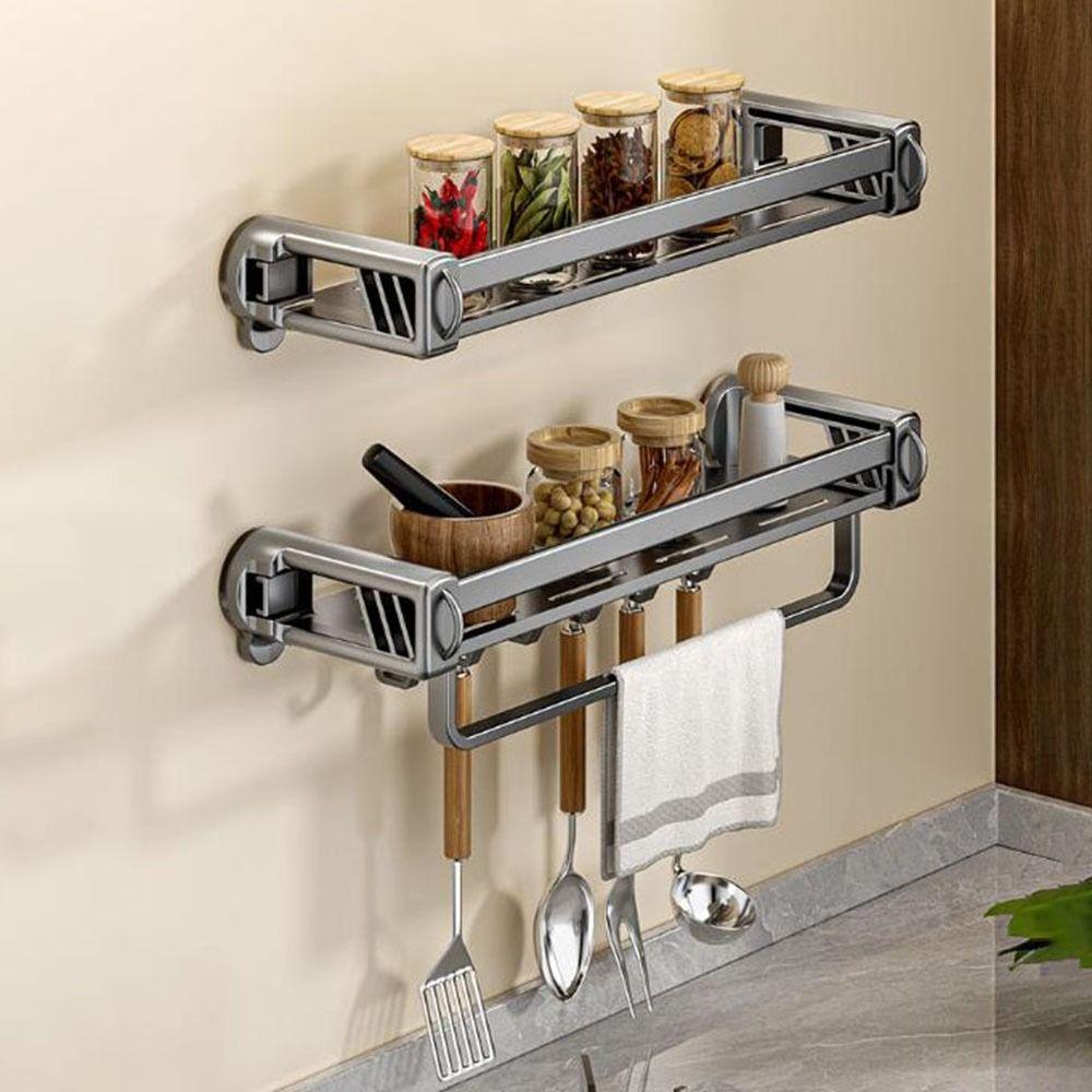 Punch Free Suction Cup Storage Rack Carbon Steel Toilet Shampoo Holder Bathroom Shelves  for Home