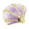Trinket Box Metal Sea  Figurine with Rhinestone Decor Jewelry Display Holder for Ear s   Necklace