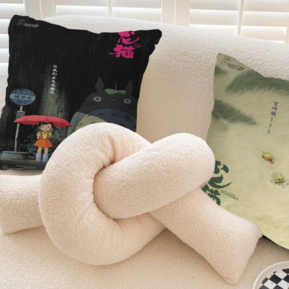 My N-Neighbor T-TotoroS Personalized picture text home decorative pillows Household Gifts 45x45cm