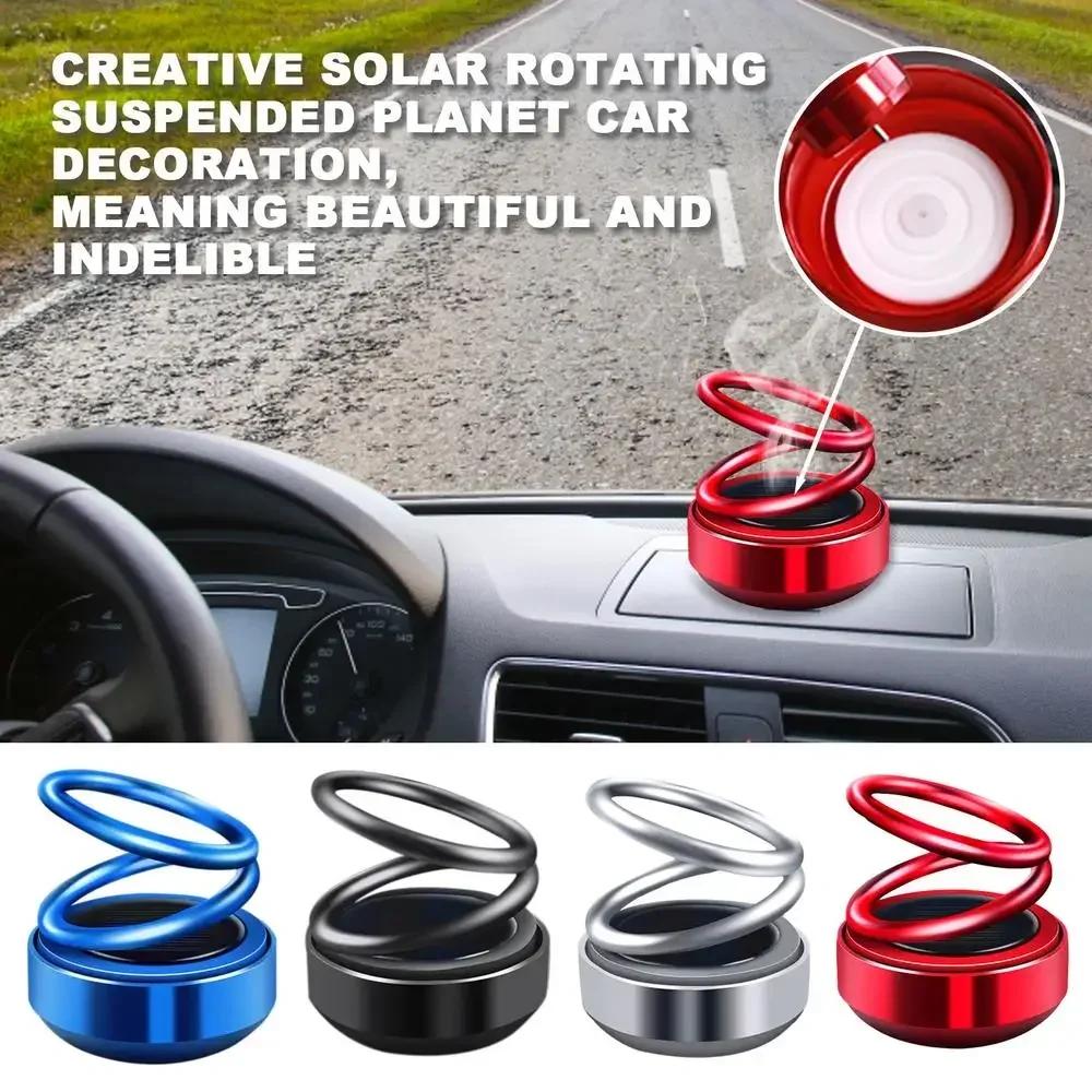Auto Aufgehängter Rotierender Doppelring Aromatherapie Solar Aromatherapie Autozubehör Ornament Parfüm Dekoration Zubehör