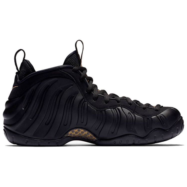 Nike Air Foamposite Pro Schwarz Metallic Gold Herren Sneaker 624041-009