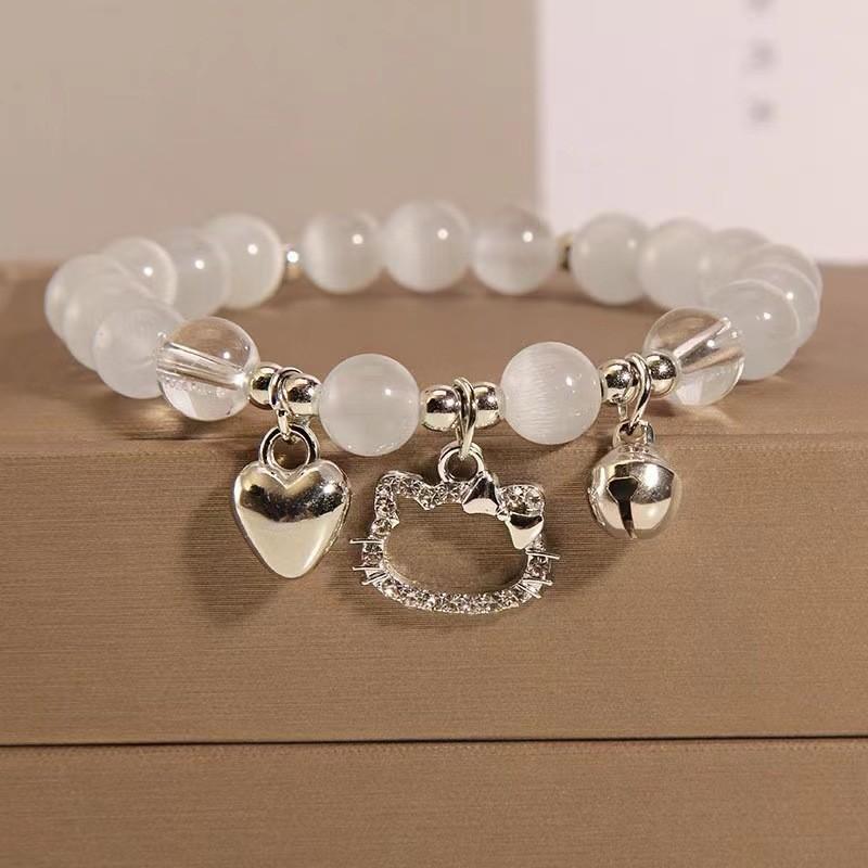 New Chinese Ceramic Beaded Bracelet Femininity Sweet And Cute Girl Bracelet Niche Versatile National Style Jewelry
