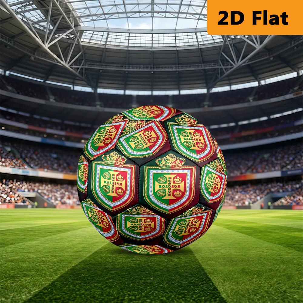 Vibrant Portuguese Heritage Soccer Ball Suitable for Both Training and Competition Outdoor Sports High Elasticity Very Elastic Training Football
