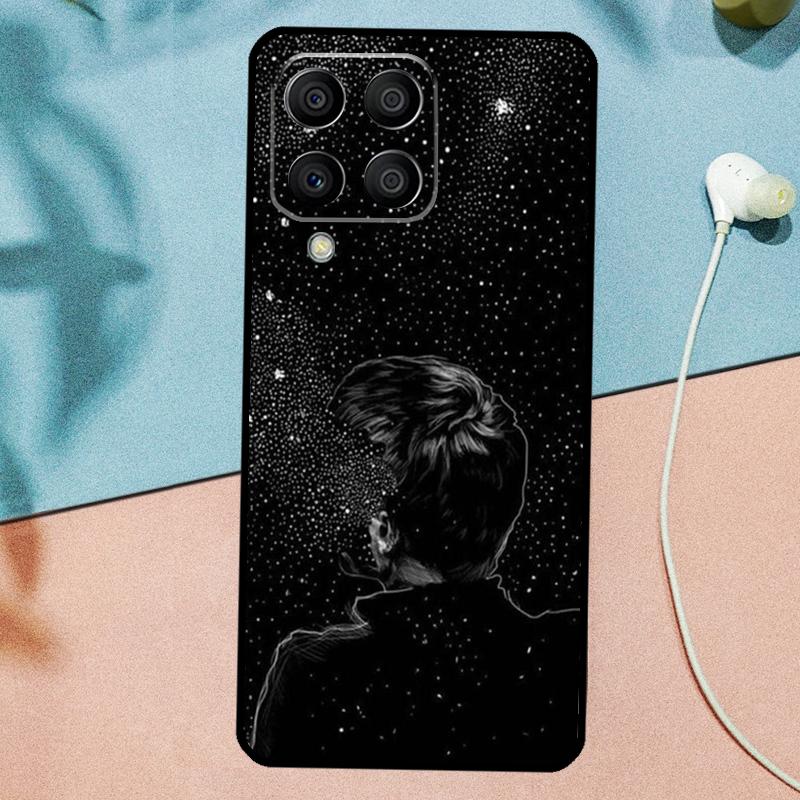 Black White Galaxys Aesthetic For Samsung Galaxy M14 M34 M54 M20 M06 M16 M12 M13 M15 M35 M55 M33 M53 M21 M31 M32 M52 Case