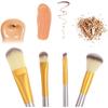 18-teiliges Make-up-Pinsel-Set, Make-up-Pinsel mit Reiseetui, Holzgriff, professioneller Kabuki-Pinsel aus synthetischen Fasern, Premium