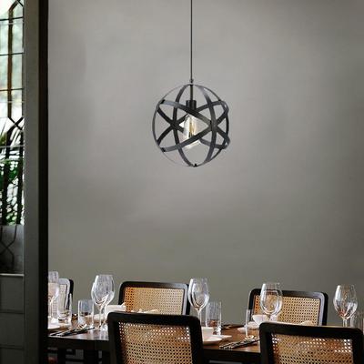 Cage Pendant Light Hanging Lamp for Dining Room Farmhouse Entryway Hallway Bar Decoration