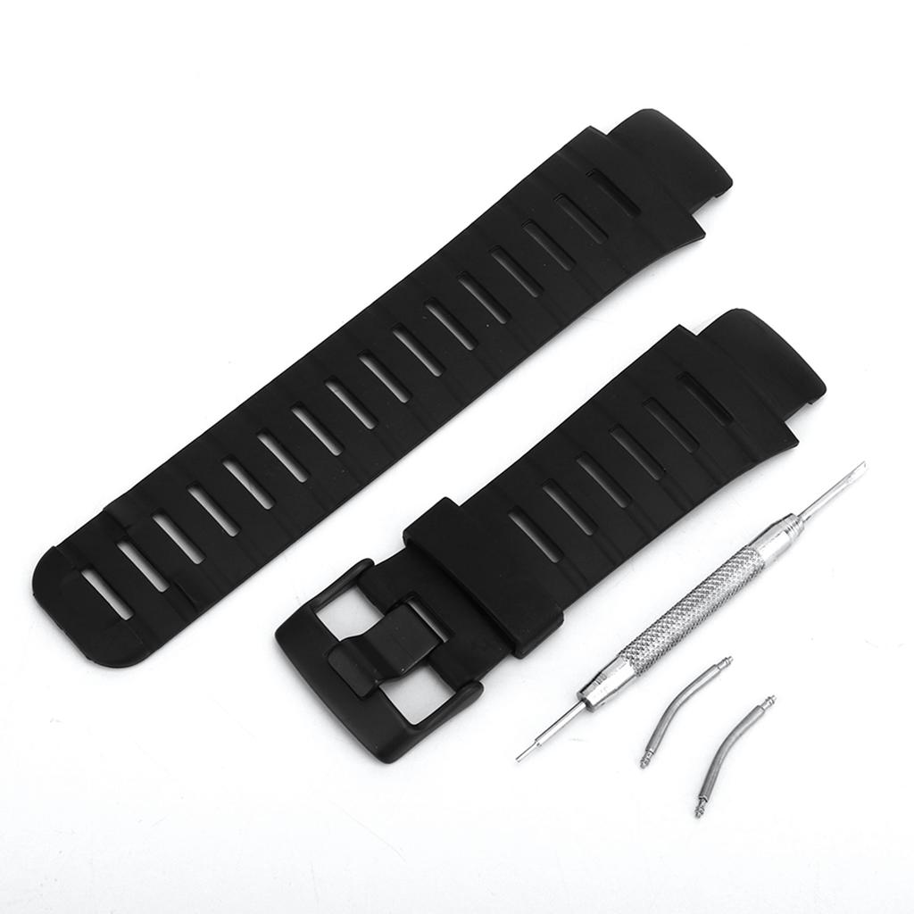 Outdoor Rubber Watchband Watch Strap Replacement Accessory for SUUNTO X LANDER