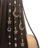 45Pcs/Set Metal Cutout Dreadlock Hair Rings Boho Hair Braid Accessories  For Girls Women