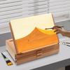 Beech Wood Painting Board Stand with 3 Drawers Adjustable 0-60° Angle Foldable Portable for Art Supplies Storage