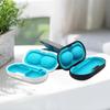1Pcs Hard Shell Hearing Aid Protective Case Portable Water-resistant Storage Organizer for Outdoor Travel Use