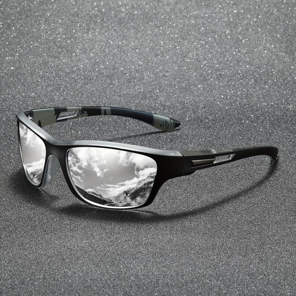 Outdoor Sports Sunglasses Wraparound Multicolor Lenses UV400 for Driving Fishing Cycling Unisex Lightweight Eyewear