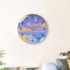 Modern Minimalist Wall Clock Nordic Landscape Ins Style Silent Wall Clock Designer Bedroom Home Decor Orologio Da Parete FYWC
