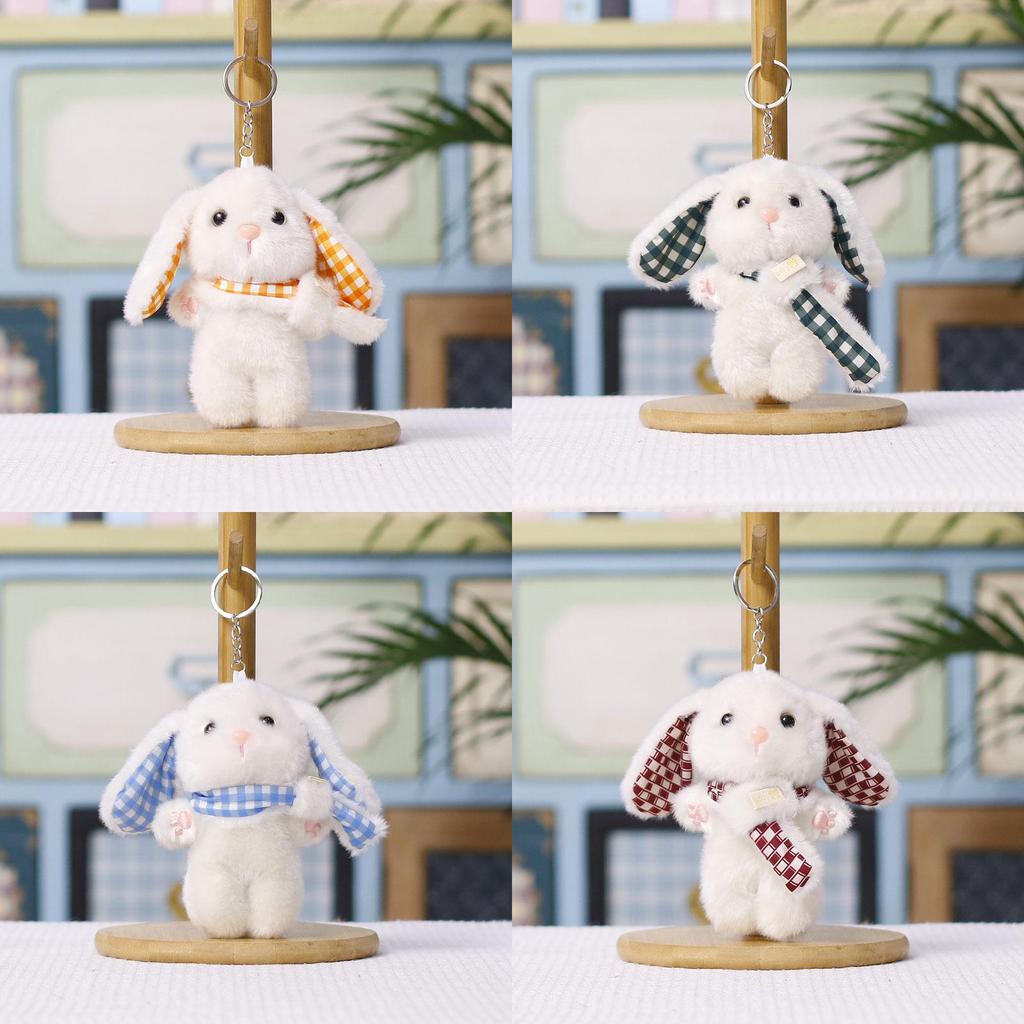 Plush Bunny Keychain With Short Plush Material For Kids And Adults