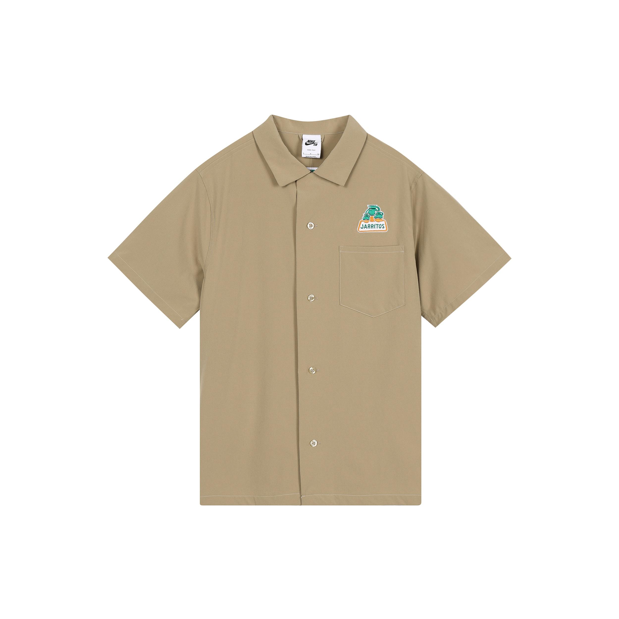 Nike SB x Jarritos Bowling Button Up Shirt (Asia Sizing) Khaki Men s DV9078-247 L