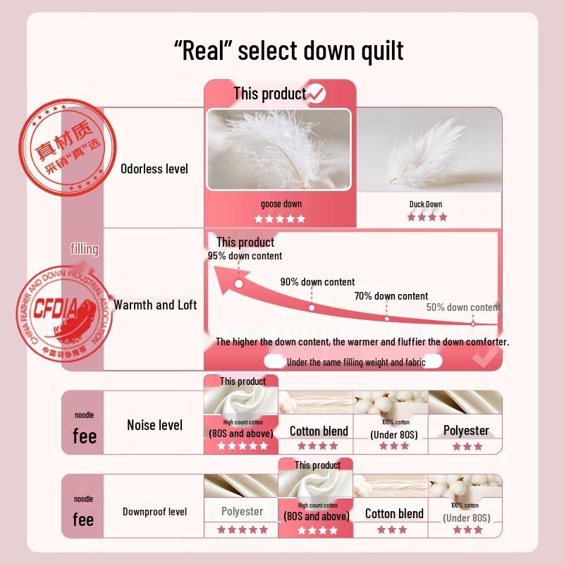 SIDANDA Polish White Goose Down Quilt