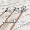 Garden Rake and Hoe: Loosen Soil, Plant Vegetables & Flowers, Weeding & Cultivation Tool