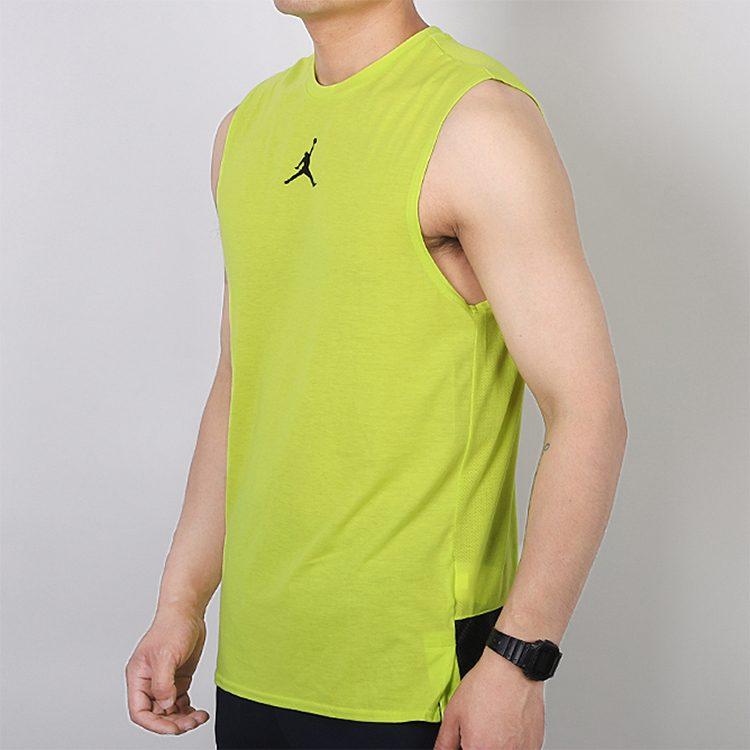 Jordan Basketball Jerseys Men's Neon Yellow Moderate Straight Fit CJ4576-389