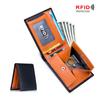 Men's Wallet Foreign Trade Explosion, New Japanese Carbon Fiber Wallet RFID Ultra-thin Short Wallet Leather