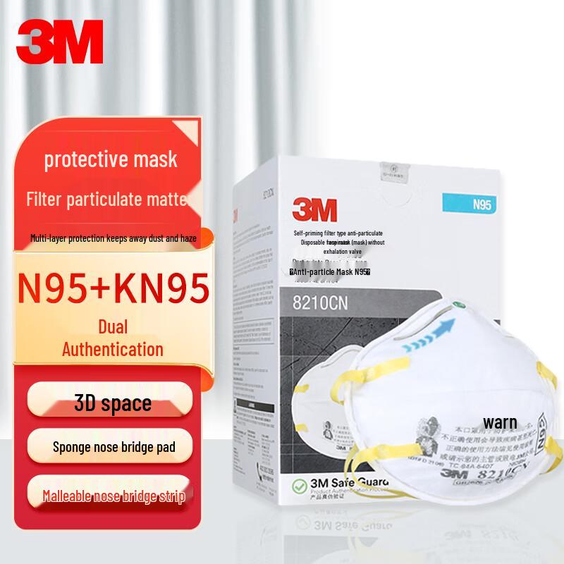 3M 8210CN N95 Headband Dust Mask Standard