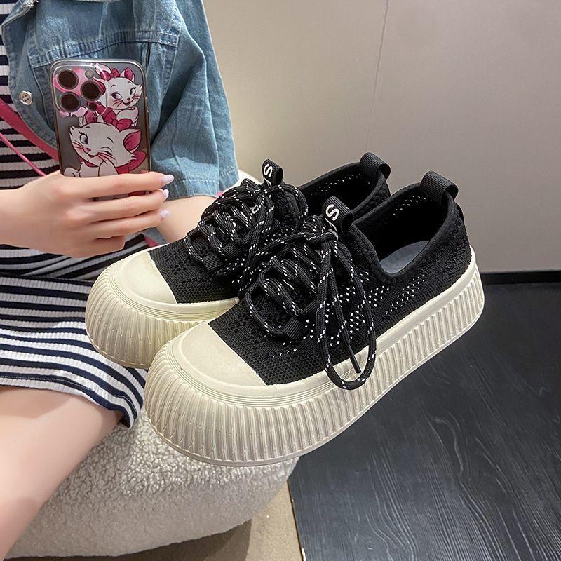 

Fashion Ladies Footwear High on Platform Flat Women s Mesh Breathable Shoes Summer Walking Offer Aesthetic Deals Sale Stylish 2025 New 35
