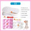 DIY Shoes Crocheted Material Hand-woven Summer Hook Soles Anti-kick Rubber Soles+Hollow Line Knitted Slippers Short Boots