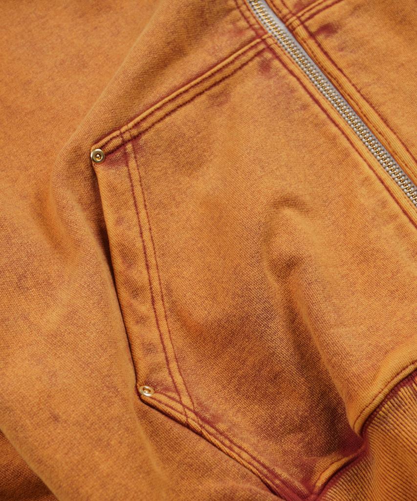 Frizmworks Vintage-Färbung Kapuzen-Reißverschluss-Parka _ Sonnenuntergang