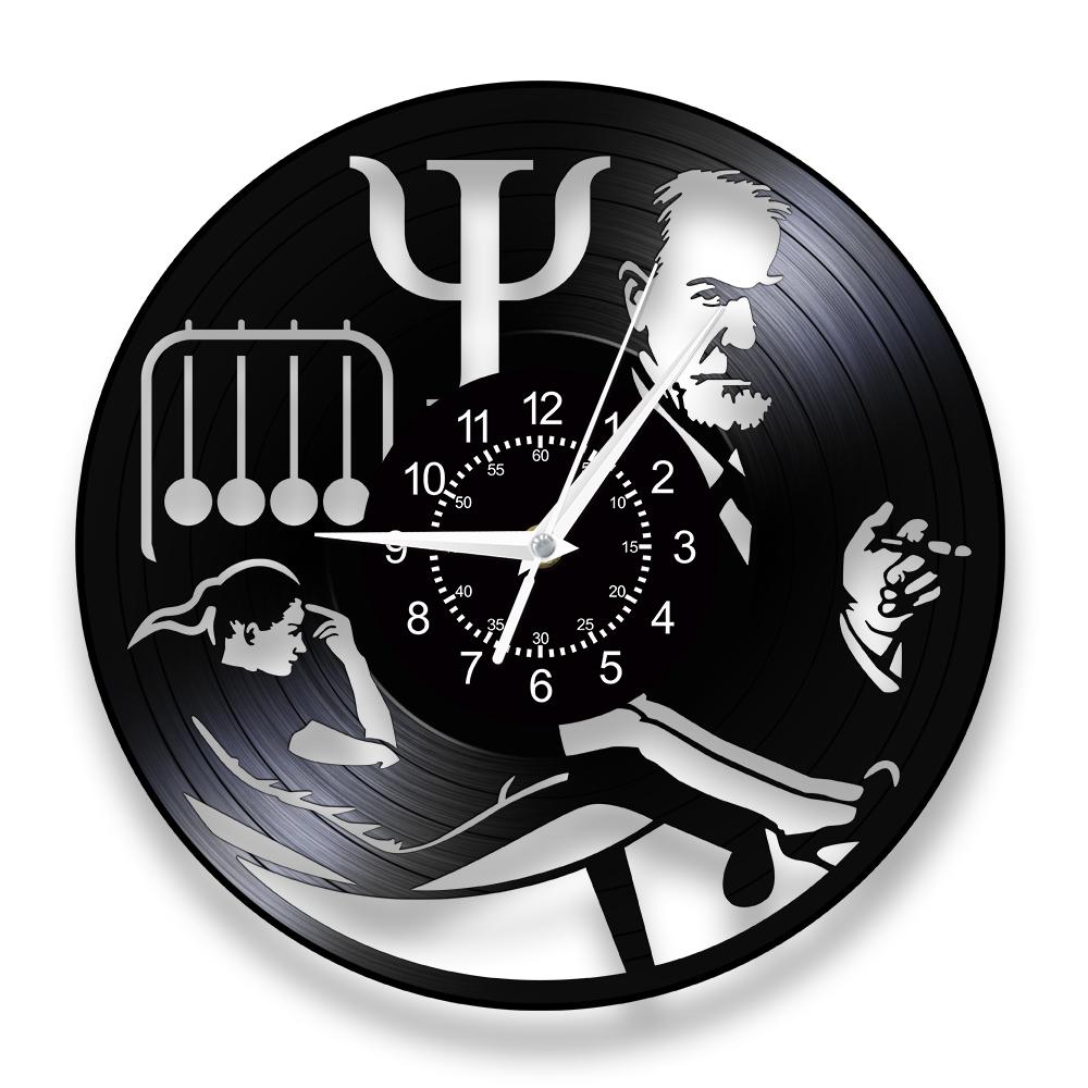 Hypnotist Inspiration Vinyl Record Wall Clock Pressure Treatment Expert Psychologist Hypnotist Home Decoration Wall Watch Gift