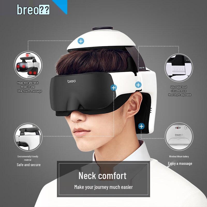 Breo iDream 3S Head & Eye Massager Helmet