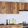 "Lucca" Kitchen Wall Cabinet Old Wood Glued Wood