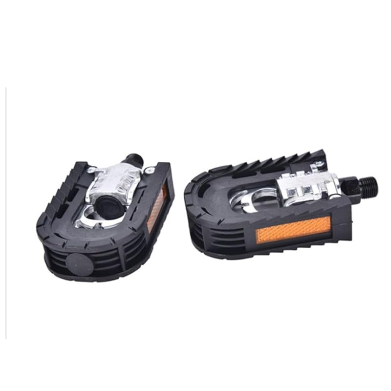 

EINEY foldable pedals bicycle pedal flat pedal for folding bicycles exchange parts With reflector left and right set