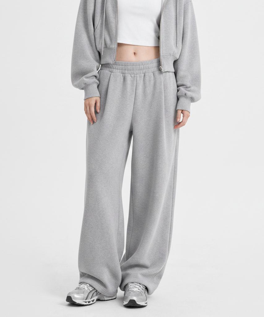 Forder Fit Pintuck Wide Sweatpants _2 Colors