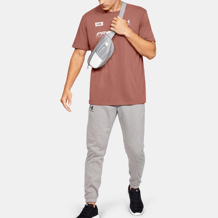 Under Armour Graphic Training Sports Tee Men Tops Red 1351631-226