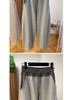 Spring 2024 Women's High-Waist Color-Contrast Wide-Leg Pants