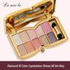 LAMEILA 10-Color Sparkling Diamond Eyeshadow Palette