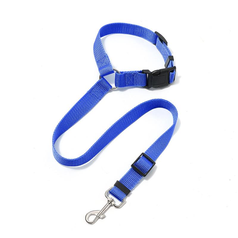 Pet car leash, dog car seat belt, ring safety rope, rear seat leash