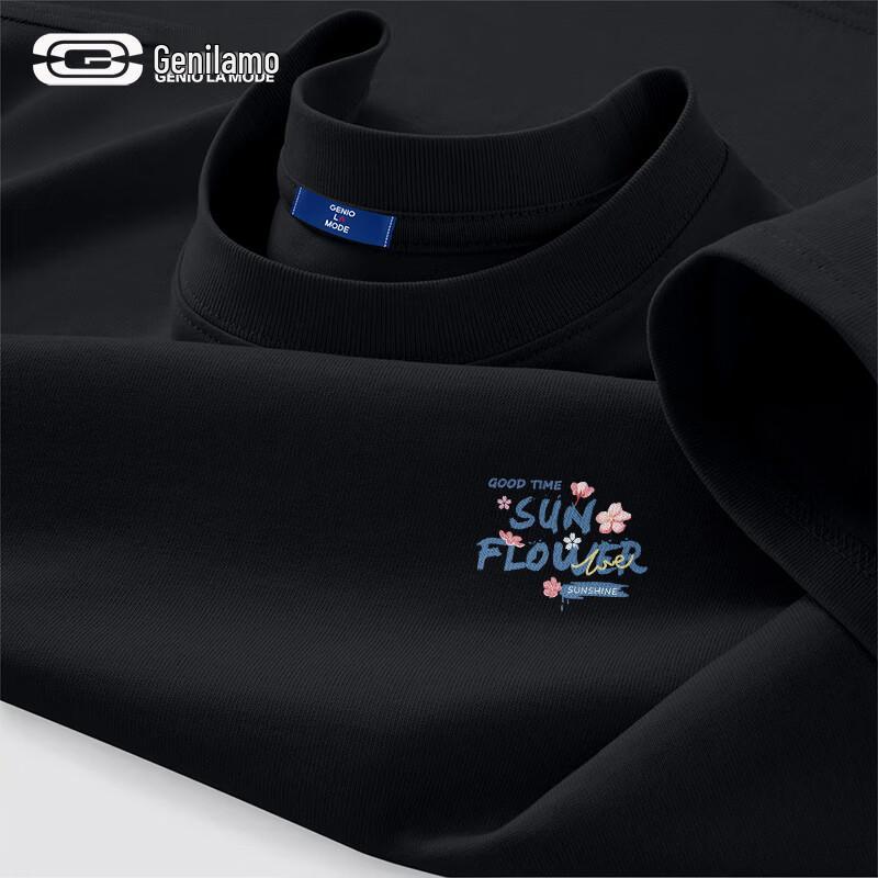 GENIOLAMODE Men s Cotton Short-Sleeve T-Shirt 2XL