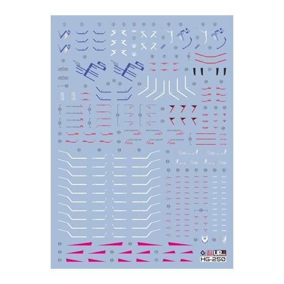 Флуоресцентный!! HG RG EG MG MGSD PG RE HiRM Робот MS Водная декаль для детализации (HG 1/144 Mighty Strike Freedom 1 флуоресцентный + 1 позолоченный)