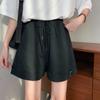 Lässige Shorts für Damen im Sommer Dünne High-Waist-Shorts Schlankmachende und lockere Hosen