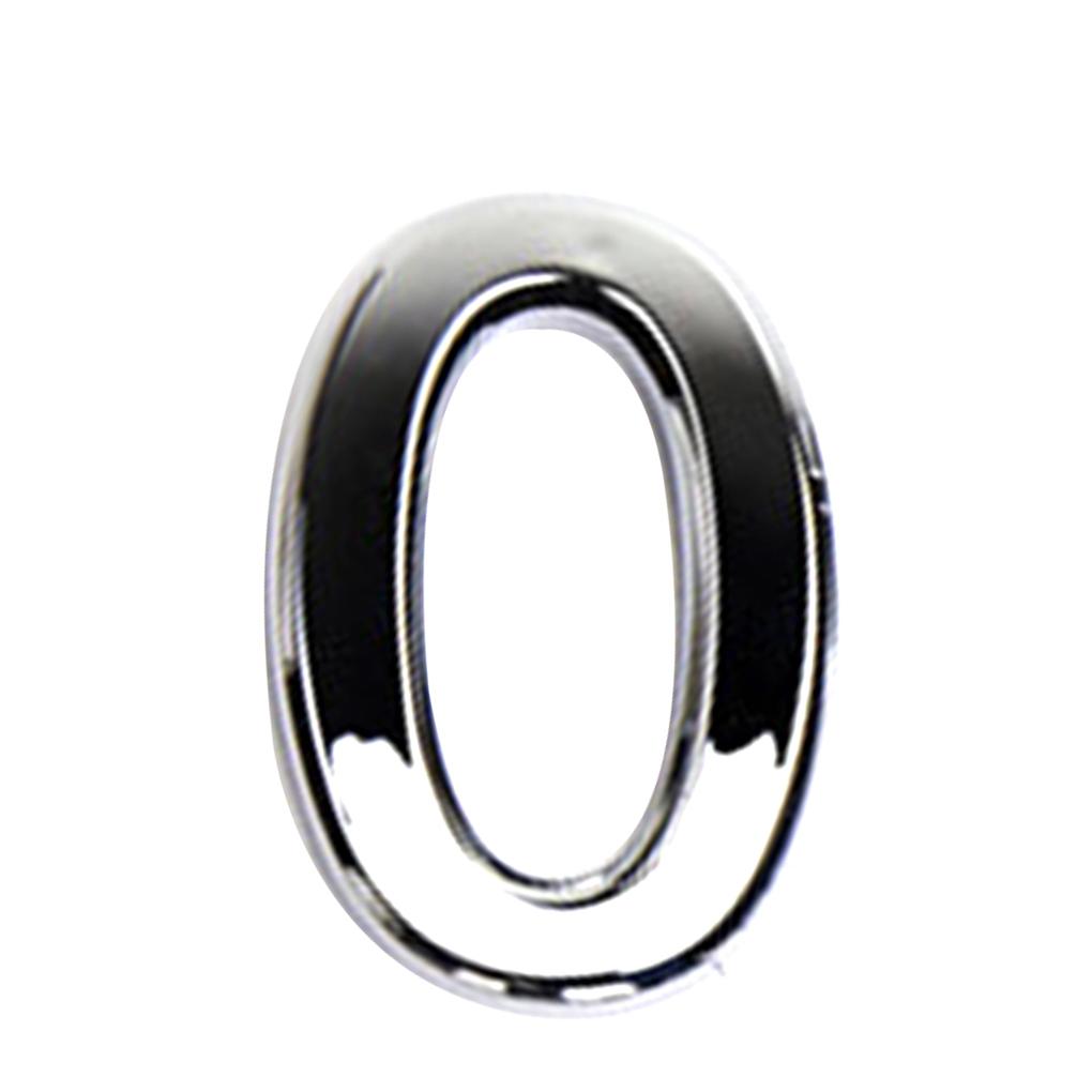 New Arrived Numeral Door Plaque House Sign Plating Gate 0 to 9 Plastic