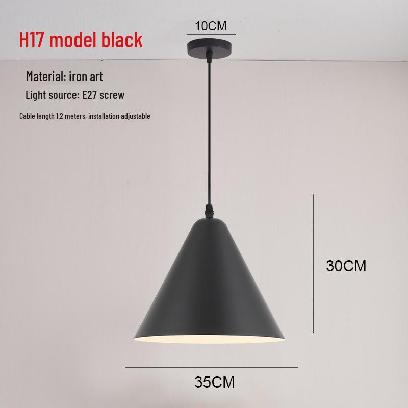 Retro Industrial Pendant Light - Nordic Style for Dining and Office Spaces