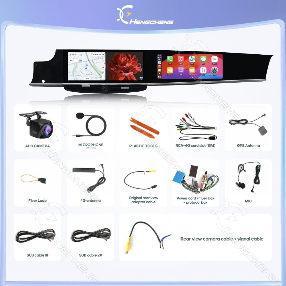 12.3" Dual Screen Car Radio Multimedia Video Player For Porsche Panamera 2010-2016 GPS Navigation Android13 Auto Carplay 4G Wifi